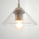 Плафон E27 прозрачный  (артикул 7023281)  большой выбор товаров оптом и в розницу по низким ценам с доставкой