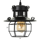 Светильник BayerLux 2137/1BK E27 40Вт черный 21х21х21-120 см - Фото 5