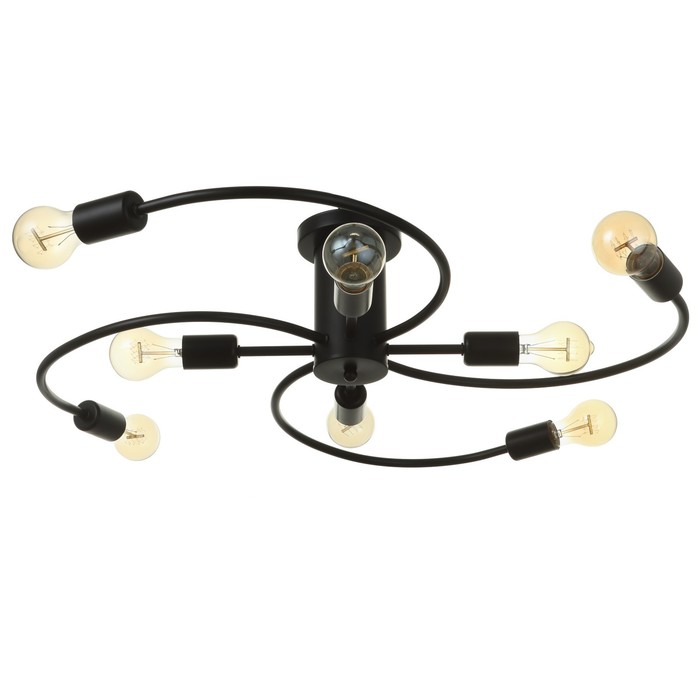 Люстра 2139/8BK E27 40 Вт черный 88×88×20 см BayerLux