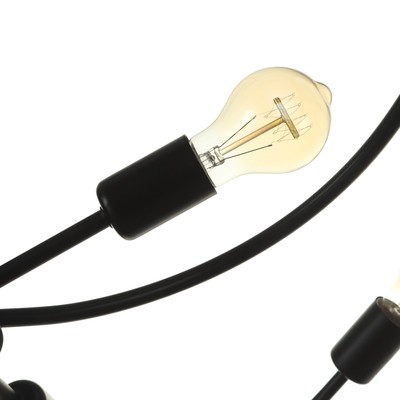 Люстра 2139/8BK E27 40 Вт черный 88×88×20 см BayerLux