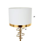 Торшер 19108/1 E27 40 Вт золото 42×42×166 см - фото 57958866