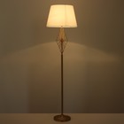 Торшер 19111/1 E27 40Вт бронза-золото 45х45х168 см - фото 36651136