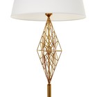 Торшер 19111/1 E27 40Вт бронза-золото 45х45х168 см - фото 36651138