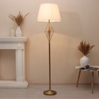 Торшер 19111/1 E27 40Вт бронза-золото 45х45х168 см - фото 36651142