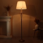 Торшер 19111/1 E27 40Вт бронза-золото 45х45х168 см - фото 36651143