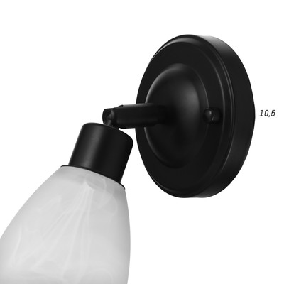 Бра 2448/1 E14 40 Вт черный