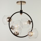 Люстра 2209/5 E27 40Вт черно-золотой 51х51х36,5 см BayerLux - фото 21579342