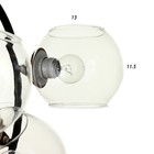 Люстра 2209/5 E27 40Вт черно-золотой 51х51х36,5 см BayerLux - фото 21579345