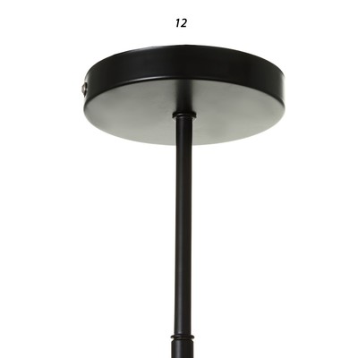 Люстра 2210/5 E27 40 Вт черно-бронзовый 34.4×34.4×68 см BayerLux