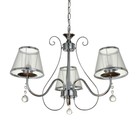 Люстра 2425/3 E27 40 Вт хром 52×52×32-60 см BayerLux - фото 45436459