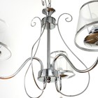 Люстра 2425/3 E27 40 Вт хром 52×52×32-60 см BayerLux - фото 45436465