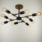 Люстра 2427// E27 40 Вт черно-бронзовый 61×61×25.5 см BayerLux - фото 42621432