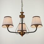 Люстра 2428/3 E27 40Вт черно-бронзовый 59,5х59,5х28 см BayerLux - Фото 2