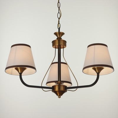 Люстра 2428/3 E27 40 Вт черно-бронзовый 59.5×59.5×28 см BayerLux
