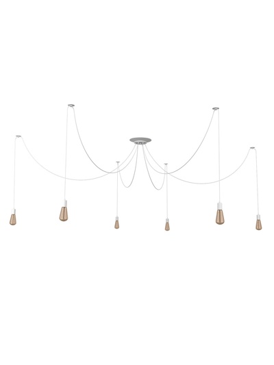 Светильник BayerLux «Паук», 6×40 Вт, E27, белый