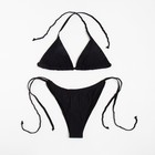 Купальник женский раздельный MINAKU цвет чёрный, размер 46 - фото 27455709