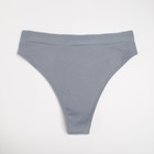 Плавки купальные женские MINAKU завышенные, цвет серый, размер 42 - фото 4601363