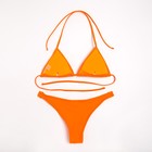 Купальник женский раздельный MINAKU с топом цвет оранжевый, размер 42 - Фото 10