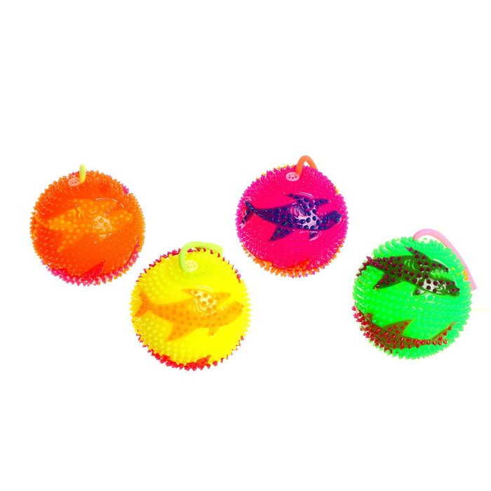 Мяч световой «Авокадо», цвета МИКС, в шоубоксе - фото 1905989758