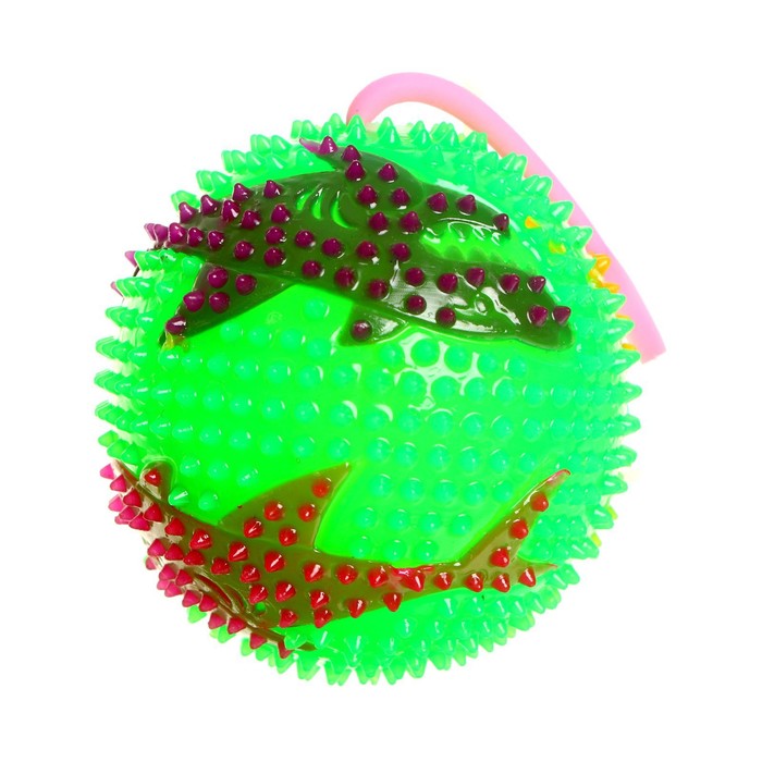 Мяч световой «Авокадо», цвета МИКС, в шоубоксе - фото 1905989759