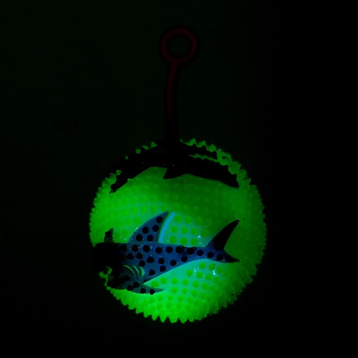 Мяч световой «Авокадо», цвета МИКС, в шоубоксе - фото 1885370808