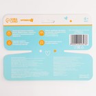 Нагрудник для кормления «Оленёнок» непромокаемый на липучке, с карманом - фото 38938391