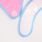 Нагрудник для кормления «Веселые подружки» непромокаемый на липучке, с карманом - Фото 6