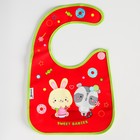 Нагрудник для кормления Крошка Я «Candy Bar» непромокаемый на липучке, с карманом - Фото 1