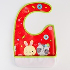 Нагрудник для кормления Крошка Я «Candy Bar» непромокаемый на липучке, с карманом - Фото 4