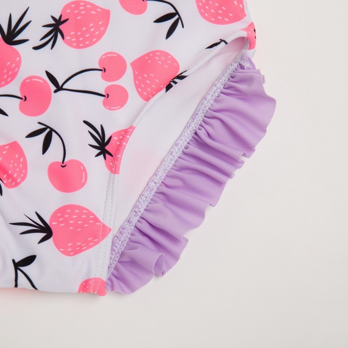 Купальник детский слитный MINAKU с повязкой, рост 134-140 см