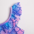 Купальник детский слитный MINAKU с повязкой, фиолетовый/синий, рост 134-140 см - Фото 4