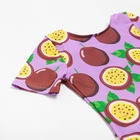 Купальник для девочки слитный MINAKU «Фрукты», сиреневый, рост 110-116 см 7502991