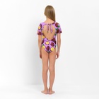 Купальник для девочки слитный MINAKU «Фрукты», сиреневый, рост 116-122 см - Фото 5