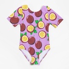 Купальник для девочки слитный MINAKU «Фрукты», сиреневый, рост 134-140 см - Фото 8