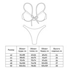 Купальник женский раздельный MINAKU, цвет золотой размер 46 - Фото 11