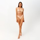 Купальник женский раздельный MINAKU, цвет золотой размер 46 - Фото 4