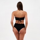 Плавки купальные женские MINAKU бразильяны, цвет чёрный, размер 42 - фото 40407046