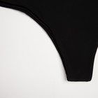 Плавки купальные женские MINAKU бразильяны, цвет чёрный, размер 42 - фото 40407048