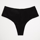 Плавки купальные женские MINAKU бразильяны, цвет чёрный, размер 42 - фото 40407049