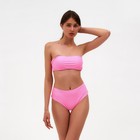 Плавки купальные женские MINAKU бразильяны, цвет розовый, размер 42 - фото 2723922