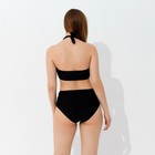 Топ купальный женский MINAKU на завязках, цвет чёрный размер 52 - Фото 4