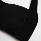 Топ купальный женский MINAKU на завязках, цвет чёрный размер 56 - Фото 10