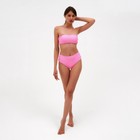 Топ купальный женский бандо MINAKU, цвет розовый размер 42 - Фото 4