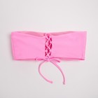 Топ купальный женский бандо MINAKU, цвет розовый размер 42 - Фото 7