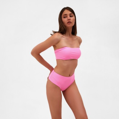 Топ купальный женский бандо MINAKU, цвет розовый размер 46