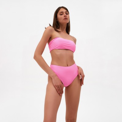 Топ купальный женский бандо MINAKU, цвет розовый размер 46