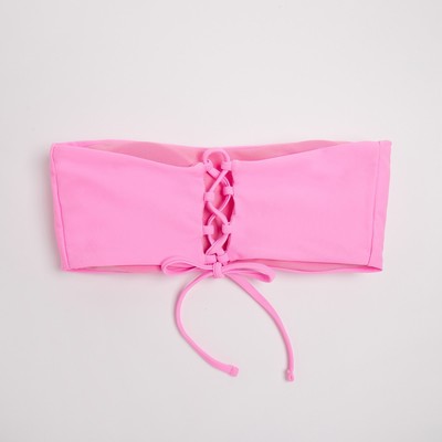 Топ купальный женский бандо MINAKU, цвет розовый размер 46