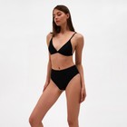 Топ купальный женский с треугольными чашечками MINAKU, цвет чёрный размер 44 - Фото 2