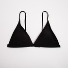 Топ купальный женский с треугольными чашечками MINAKU, цвет чёрный размер 44 - Фото 5