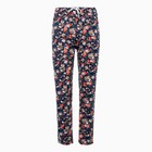 Брюки женские с принтом, цвет синий, размер 56 - фото 46795589